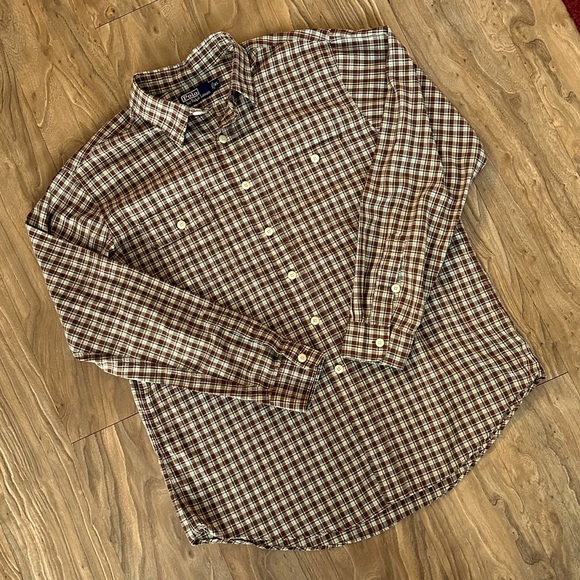 **POLO RALPH LAUREN** plaid two-pocket button down SIZE XL - Picture 3 of 6